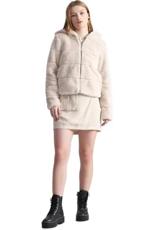 ONLY ONLNEWCHRIS FUR Hooded Jacket CC OTW