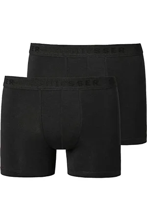 Schiesser Jungen 2 Pack Unterwäsche Boxershorts - 95/5 Organic Bio Baumwolle Größe 140 Bis 176, , 10 Jahre EU