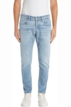 Replay Herren Jeans Willbi Regular-Fit Original, Blau , 38W / 32L