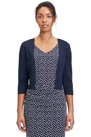 Vera Mont Damen Strickbolero Langarm Night Sky,L