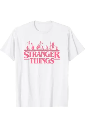 Stranger Things T-Shirt Bike Ride Logo Wei S EU 38/40