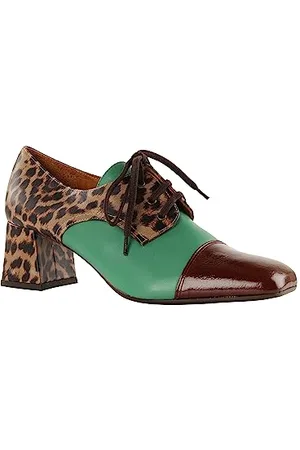 Chie Mihara Damen VOICE38 Pump, Brown, Sand, Green, 38 EU