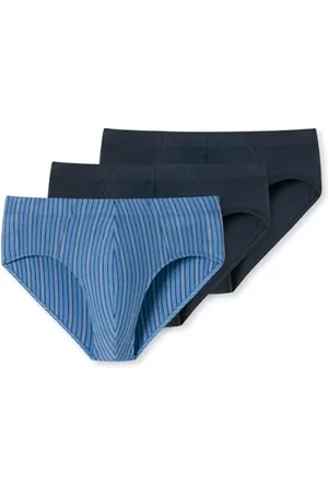 Schiesser Herren 3 Pack Slips mit weichem Bund Bio Baumwolle-95/5 Organic Unterwäsche, , 4/ S (3er Pack)