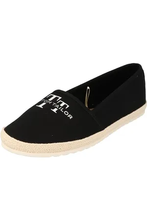 TOM TAILOR Damen 7490090003 Flacher Slipper, Black, 36 EU