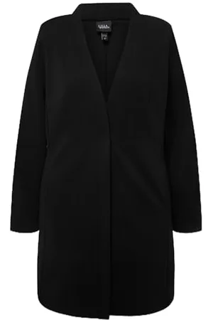 Ulla Popken Damen Jersey-Indoorjacke, Struktur Blazer, , 46-48