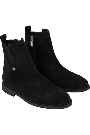 Tommy Hilfiger Damen Tommy Essentials Boot FW0FW07474 Niedrige Stiefel, (Black), 36 EU