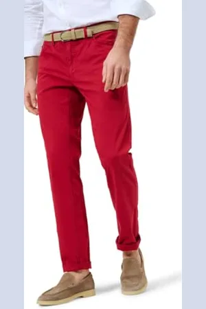 Brax Herren Style Cooper Five-Pocket-Hose in Marathon-Qualität Freizeithose, RED, 31W x 30L
