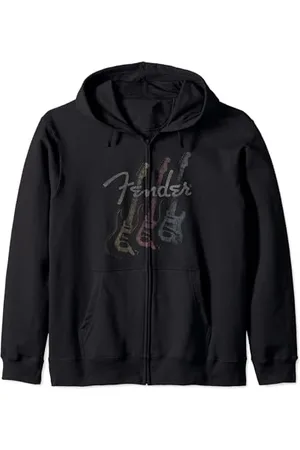Fender Stacked Guitar Faded Logo Kapuzenjacke