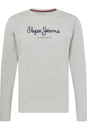 Pepe Jeans Eggo Slim Fit Langarmshirt für Herren, , Medium