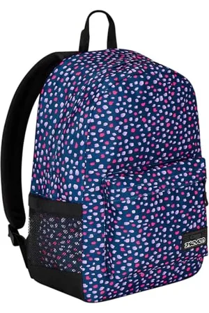 7 for all Mankind Ischoolpack Rucksack, und Rosa, mit integriertem Powerbank und USB-Anschluss, Trinkflaschenfach, gepolsterter Schulranzen, Mädchen und Jungen, für Schule Sport Freizeit