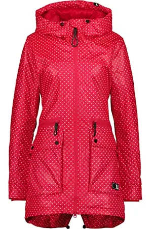alife kickin ALIFE and Kickin AudreyAK B Raincoat – Damen Winterjacke Parka – Mantel mit Kapuze – Perfekt für Kalte Tage, Herbst & Winter – Robuste Jacke L