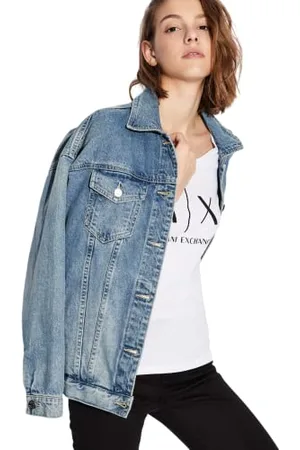 Armani Exchange Damen Logo Ls T-Shirt, , L