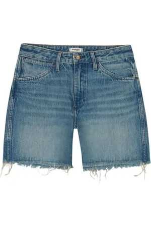 Wrangler Damen Cowboy 5 Inch Denim Shorts, , 27W EU