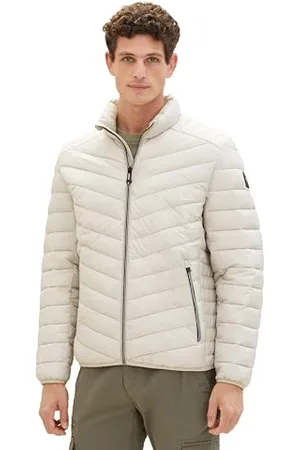 TOM TAILOR Herren Lightweight Steppjacke mit Stehkragen, , XXXL