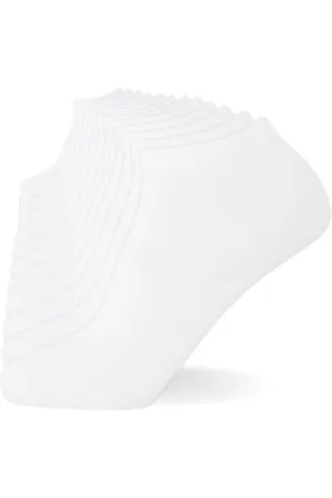 FM London 12er-Pack Unisex Plain Trainer Socks Trainersocken