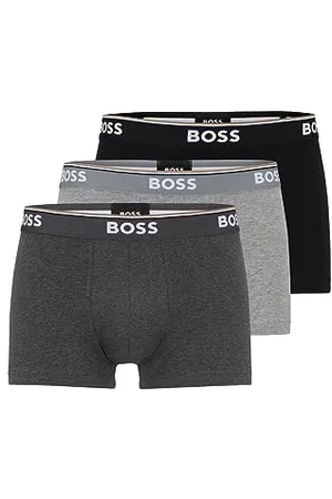 HUGO BOSS Herren 3er-Pack Shorts aus Stretch-Baumwolle mit normaler Passform Badehose, , Medium
