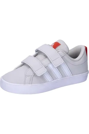 adidas Unisex VS Pace 2.0 Shoes Kids Schuhe, GREYONE/CloudWHITE/PRERED, 34 EU