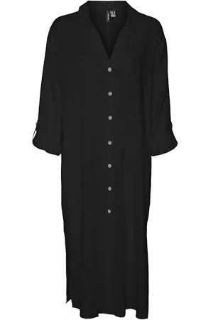 VERO MODA Vmlinn Linen Loose Calf Shirt WVN Noos