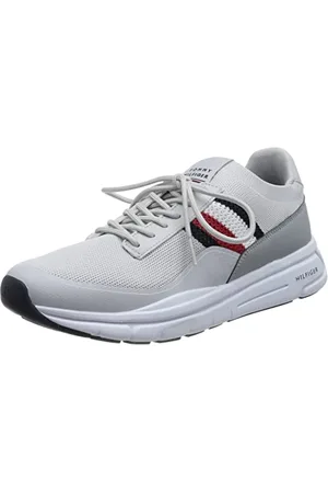 Tommy Hilfiger Herren Runner Sneaker Premium Lightweight Runner Knit Sportschuhe, Beige (Light Cast), 43 EU