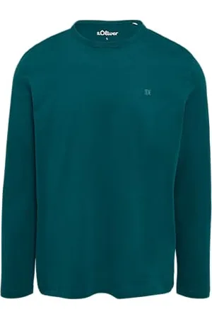 QS by s.Oliver Langarmshirt mit Logo-Detail