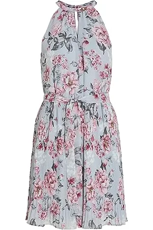 VILA Damen Vijuliette Plisse Short Dress/Bm/Dc Kleid, , 42 EU