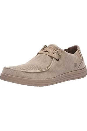 Skechers Herren Melson-Raymon Canvas-Slipper Mokassin, , 42 EU