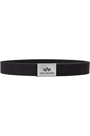 Alpha Industries Unisex Big A Belt Gürtel, Black, Einheitsgröße