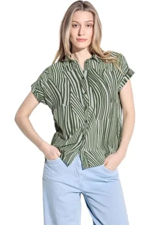 CECIL Damen B344678 Gestreifte Bluse, , M