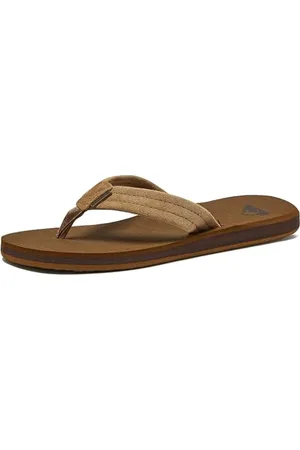Quiksilver Herren carver suede Zehentrenner, , 43 EU