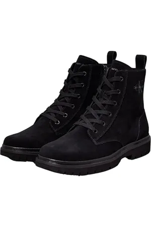 Calvin Klein Herren Mid Boot Stiefel Eva Boot Mid Laceup Iconic zum Schnüren, Schwarz (Triple Black), 45