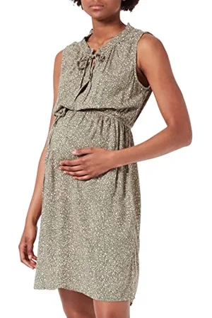 ESPRIT Damen Dress Woven Nursing Sleeveless All-over Print Kleid, , 34 EU