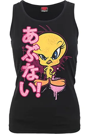 Spiral Looney Tunes Damen G058-Tops-Sleeveless T-Shirt, Black, L