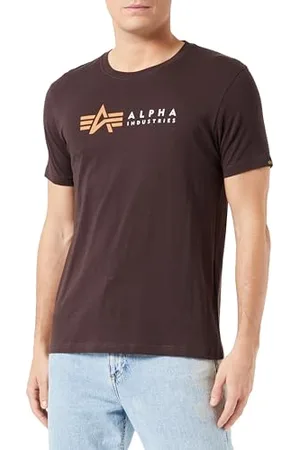 Alpha Industries Herren Alpha Label T-Shirt, , S