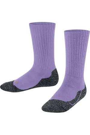 Falke Unisex Kinder Active Warm K SO Wolle Funktionsmaterial dick atmungsaktiv 1 Paar Socken, , 19-22