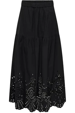ONLY Damen Sommerrock Onlroxanne Alicia Ankel Skirt WVN, , XS