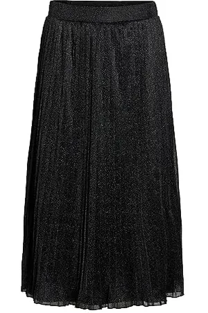 VILA Viwindy Glitter Hw Plisse Skirt