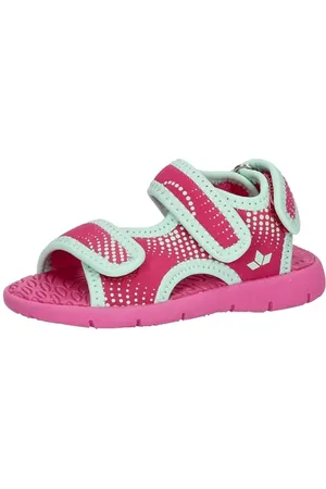 LICO Jungen Mädchen Archie V Lauflernschuhe, Pink/Türkis, 21 EU