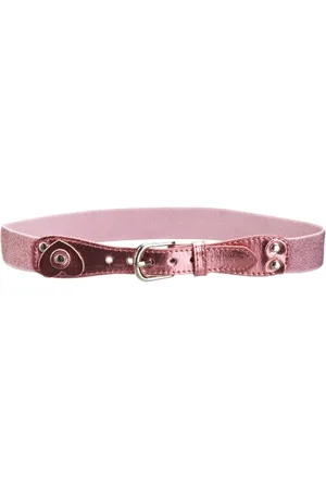 Playshoes Mädchen Elastik-Gürtel Gürtel, pink, glitter, 65 cm