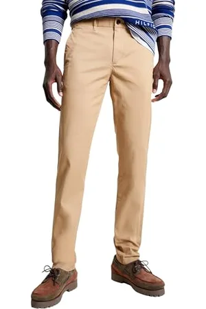 Tommy Hilfiger Herren Hose Bleecker Chino 1985 Pima Cotton Chino, Grün (Classic Khaki), 33W/30L