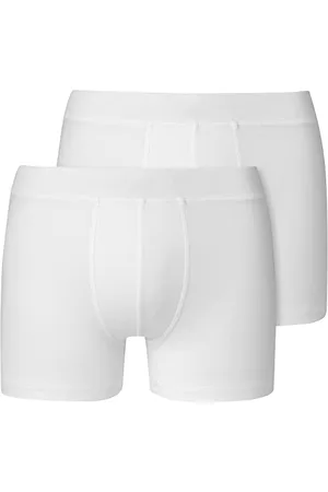 Schiesser Jungen 2 Pack Unterwäsche Boxershorts Weiches Bündchen - 95/5 Organic Bio Baumwolle Größe 92 Bis 140, , 140 EU