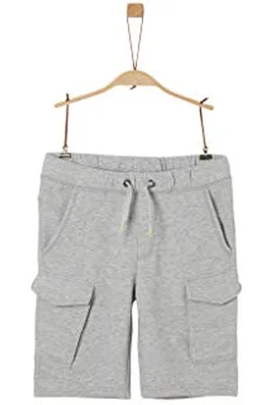 QS by s.Oliver Junior Jungen 402.10.005.18.183.2038365 Lässige Shorts, Grey, S/REG