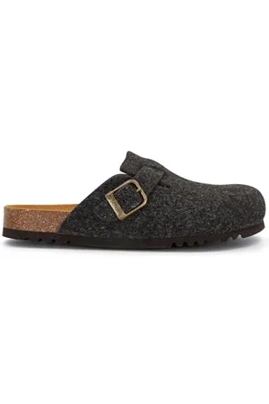 Scholl Herren Dakota Holzschuh, Dark Brown, 39 EU