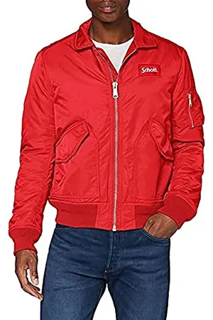 Schott NYC Unisex 210100RS Bombers, Red, M
