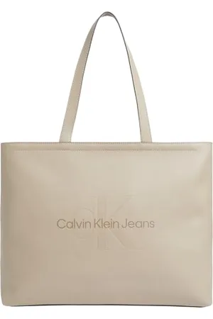 Calvin Klein Damen Sculpted Slim TOTE34 Mono K60K612222 Tragetasche