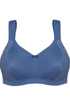 Susa Minimizer BH Damen ohne Bügel I London I Damen-BHS mit Minimizer Schnittform, verkleinert die Brüste optisch I Gemoldete Cups, breite Träger I I 85F