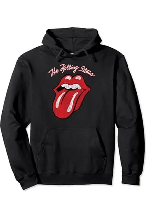 The Rolling Stones Das Rolling Stones Script Tongue Logo Pullover Hoodie