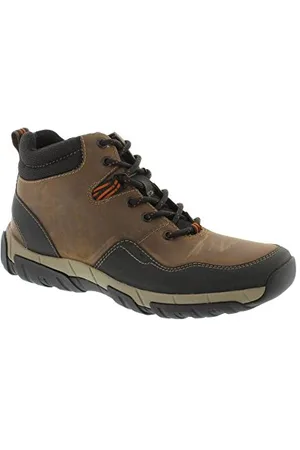 Clarks Herren Walbeck Kurzschaft Stiefel, Braun (Brown WetherProof Lea)