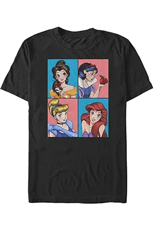 Disney Unisex Princess Princesses Organic Short Sleeve T-shirt, , S