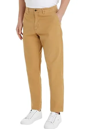 Tommy Hilfiger Herren Chino Chelsea Gabardine Stretch, Beige (Classic Khaki), 40W / 32L