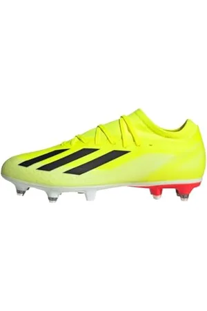adidas Unisex X Crazyfast League Soft Ground Boots Fußballschuhe, Solar Yellow/Core Black/Cloud White, 46 EU